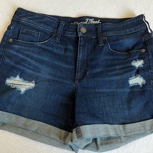 Denim shorts